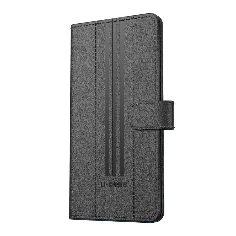 U-CASE Magnetic Flip Cover for Xiaomi Redmi 9A / Redmi 9i / 9A Sport Vegan Foldable Stand & Pocket Magnetic Closure - Aibex